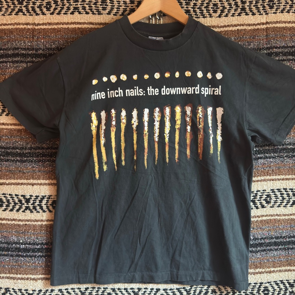 Nine Inch Nails The Downward Spiral T-Shirt Large Black NIN Reprint